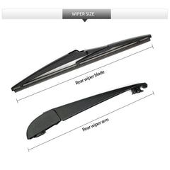 GARDIMU Tucson rear wiper blade and arm installation, easy swap in minutes