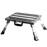 GarfatolRv aluminum RV steps with a 4-level adjustable design for versatile mounting.