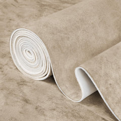 Garifon beige suede headliner close-up highlighting soft texture and premium finish.