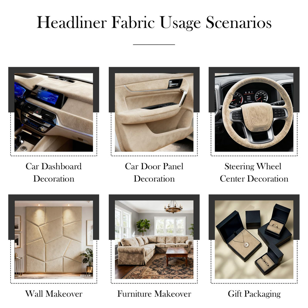 Garifon beige headliner ready for installation in various spaces.