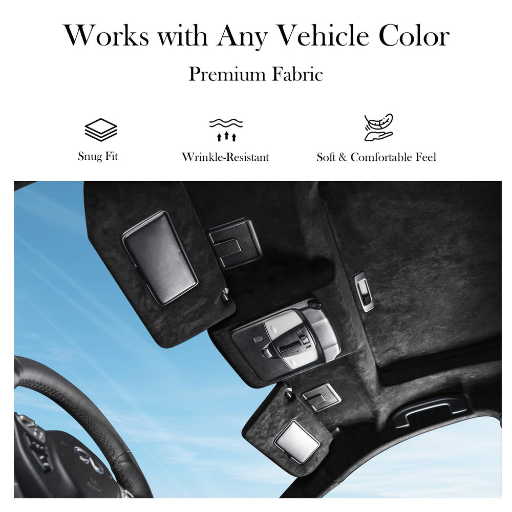 Garifon headliner provides soundproofing and thermal insulation for a quieter ride.