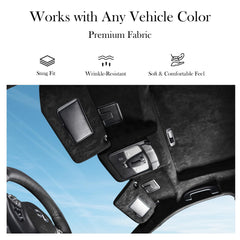 Garifon headliner provides soundproofing and thermal insulation for a quieter ride.