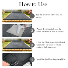 Garifon suede headliner anti-sag insulation enhances cabin quiet and comfort