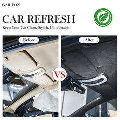 Garifon suede headliner in dark grey demonstrates color options for DIY interiors