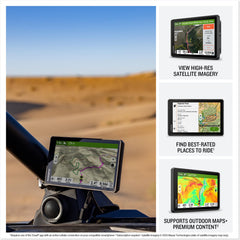 Garmin Tread 2 SxS Edition digital elevation maps reveal climbs and valleys clearly
