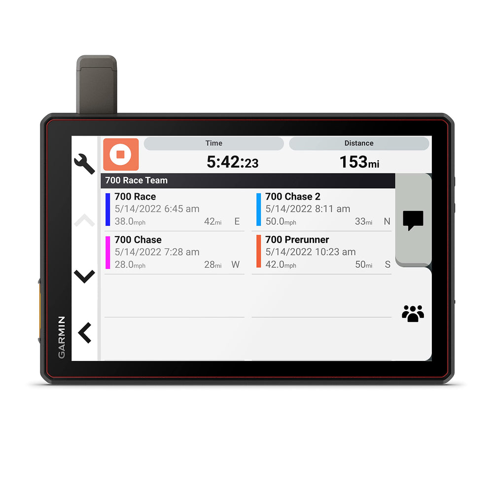 Garmin Tread XL Baja Chase Edition pacenotes help anticipate obstacles