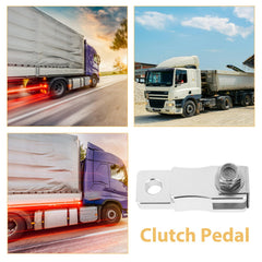 Garneck pedal extender offers safer pedal control and reduced leg strain.