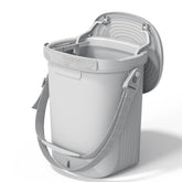 Garoopion waterproof car garbage can with lid keeps interiors dry and spills contained.