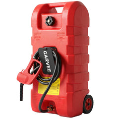 Garvee 15 gal gas can with heavy-duty-construction for durable outdoor storage.