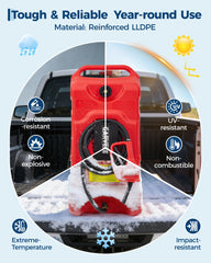 Garvee multi-fuel compatibility supports gasoline, diesel, kerosene, and biodiesel.