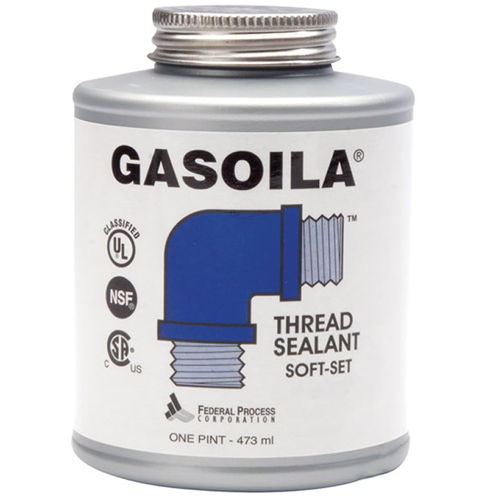 Gasoila Soft-Set bottle with brush cap for precise paste application and leak prevention.