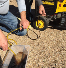 GasTapper compact, portable pump fits in your kit.