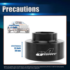 GAsupply Ram 1500 leveling kit flushes front and rear for a cohesive look