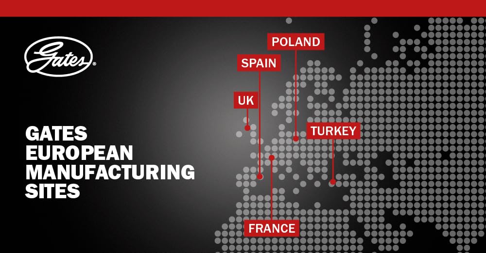 Gates 27041 kink-resistant hose under the hood suitable for multiple fluids and climates.