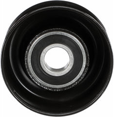 Gates 38006 idler pulley side profile showing durable steel and thermoplastic build