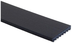 Gates Micro-V serpentine belt on engine, compatible with cars and trucks.
