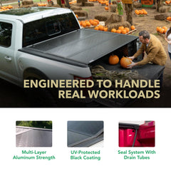 Gator EFX all-weather cover shields gear from rain and snow during daily hauls.
