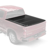 Gator EFX tri fold cover on Silverado bed, showcasing low profile security