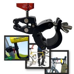 GATOR U-Lock Holder bracket assembly securing heavy locks.