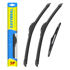 Gavimnal front 15-inch wiper blade for Jeep Wrangler delivers clear visibility in rain
