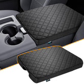 GAWAF center console cover showing precise fit for 2011-2016 Ford Super Duty.
