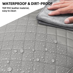 GAWAF center console cover waterproof wipe-clean surface for gray interior