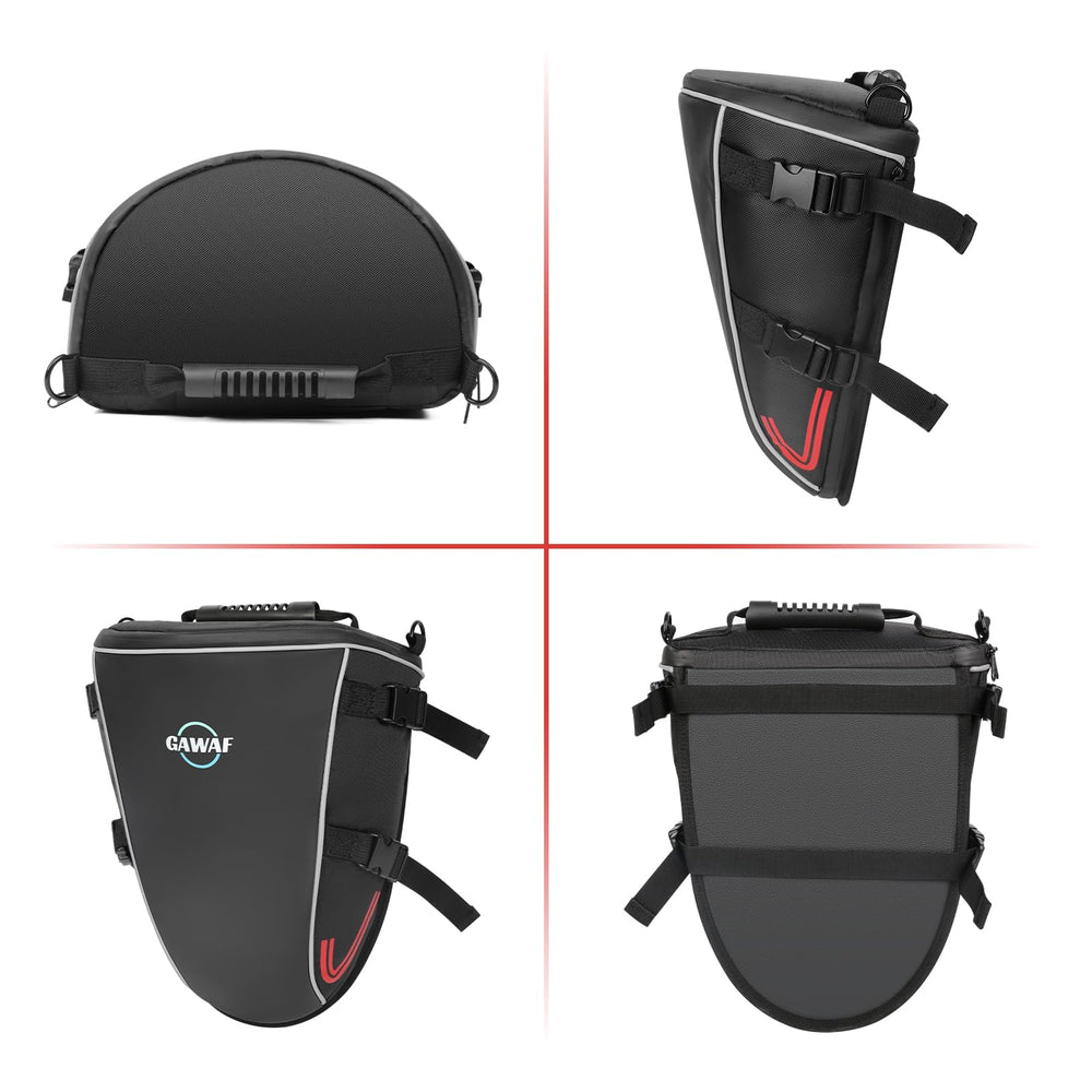 GAWAF waterproof PVC leather keeps belongings dry during rain and splashes