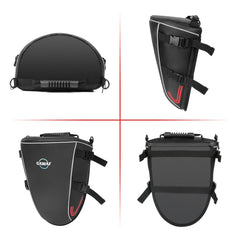 GAWAF waterproof PVC leather keeps belongings dry during rain and splashes