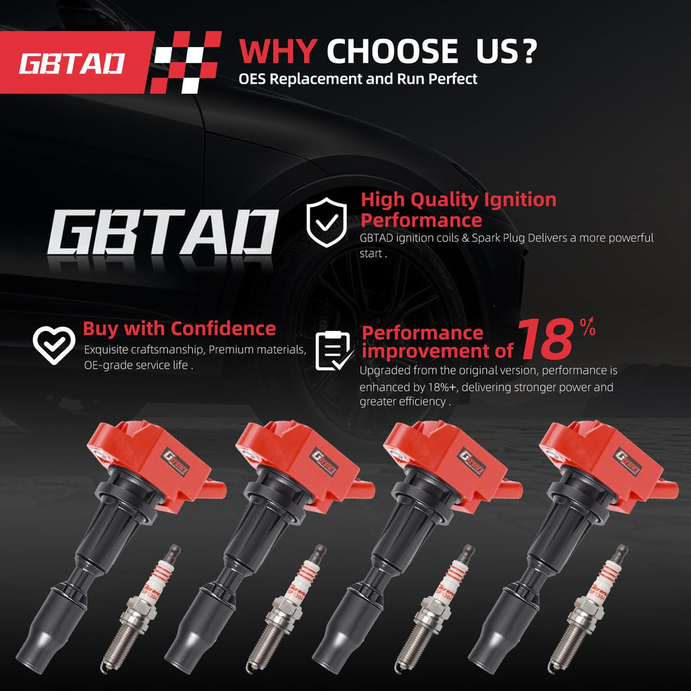 GBTAD coil pack installed in engine bay illustrating easy, direct-fit installation.
