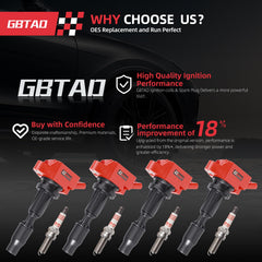 GBTAD coil pack installed in engine bay illustrating easy, direct-fit installation.