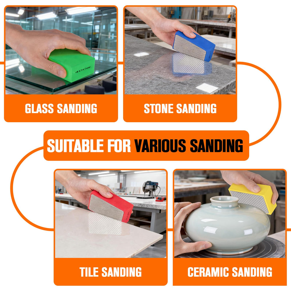 GDDGHS durable resin-bond pads resist wear during heavy-duty grinding.