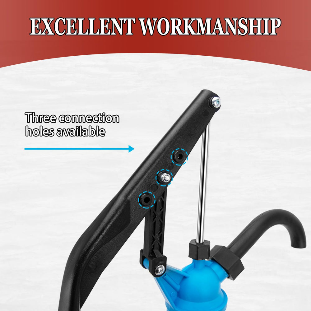 GDDGHS threaded suction connection provides a tight seal to prevent leaks.