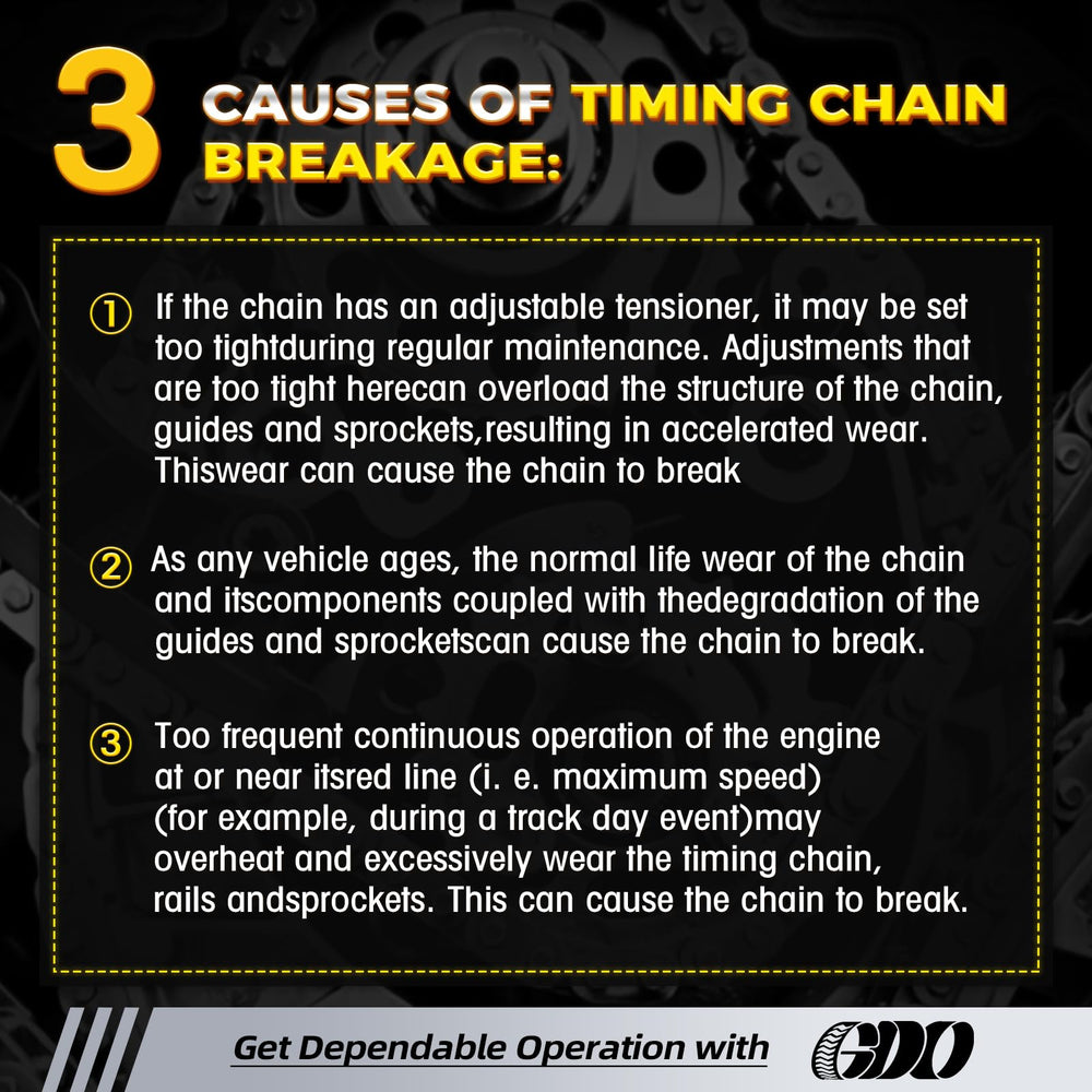 GDO timing gear oiler component shown