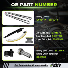 GDO 94201S left guide rail image shows timing alignment