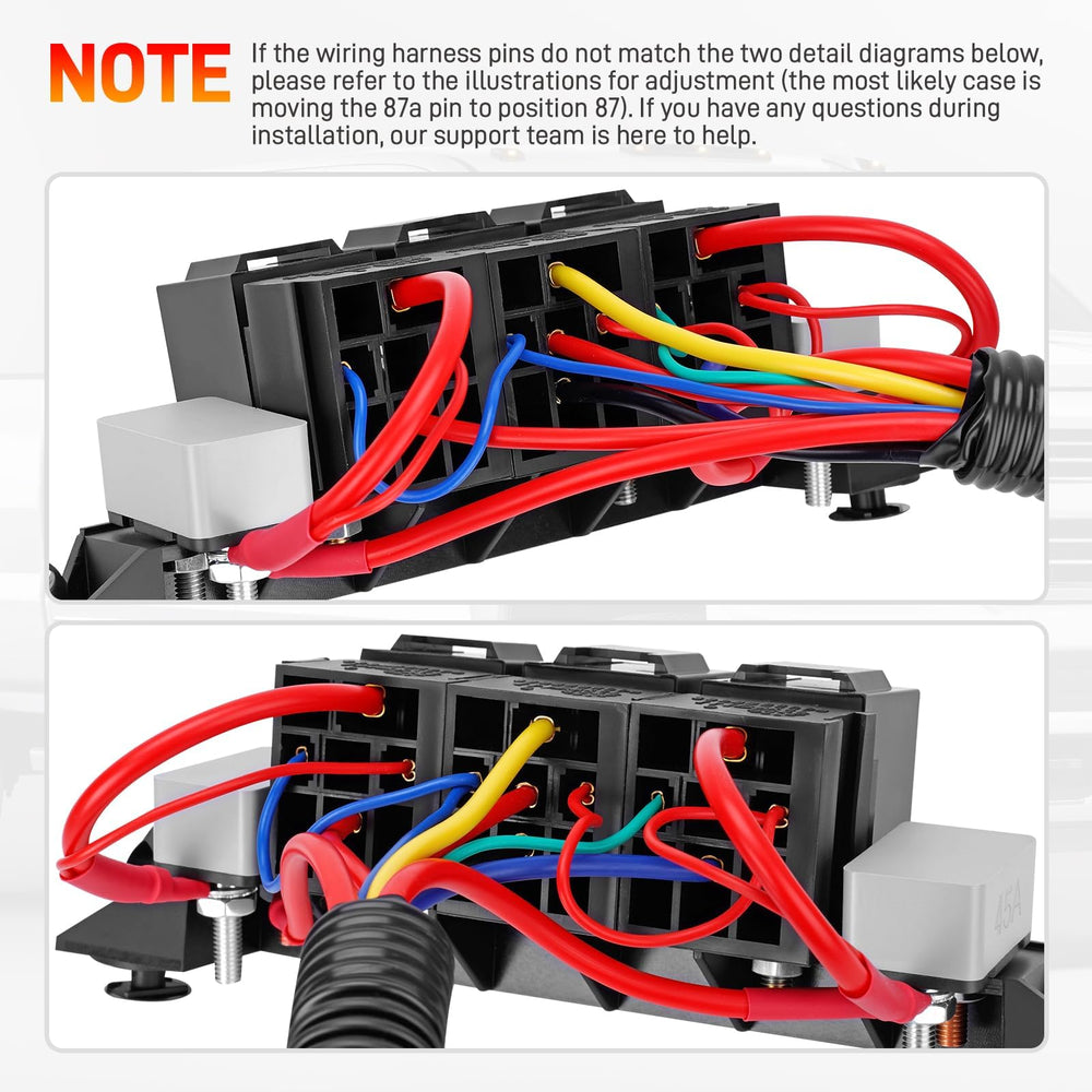 GDUKOP 674-00923 heat-resistant wiring withstands engine heat.