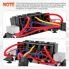 GDUKOP 674-00923 heat-resistant wiring withstands engine heat.