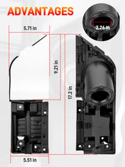 GDUKOP direct replacement fuel filler door saves time with simple install.