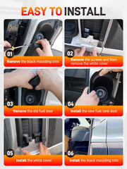 GDUKOP easy-install fuel filler door reduces installation effort.
