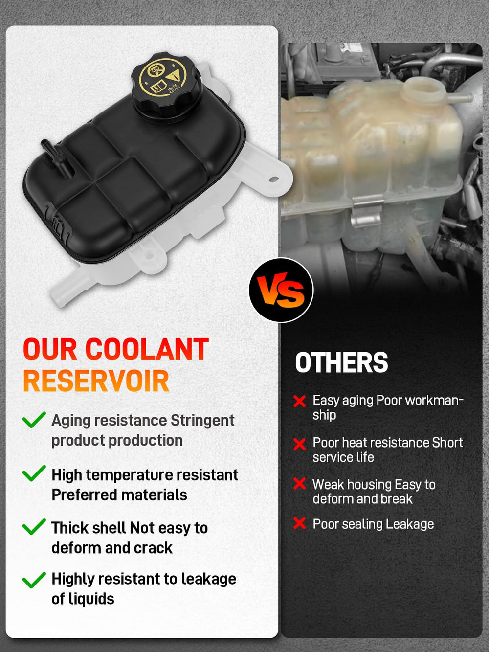 GDUKOP premium molded heater hose for straightforward cooling system replacement.