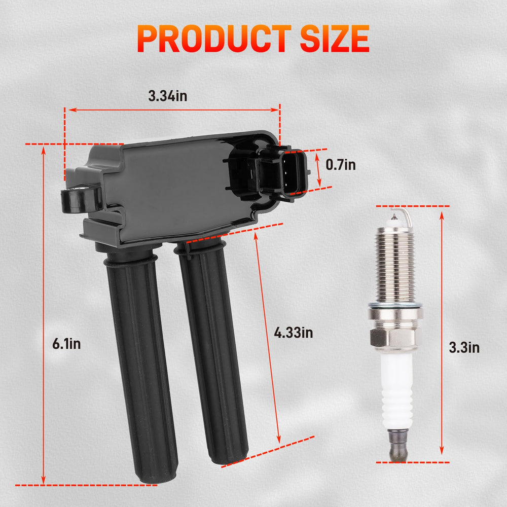 GDUKOP UF504 durable iridium coils built to resist heat and vibration.