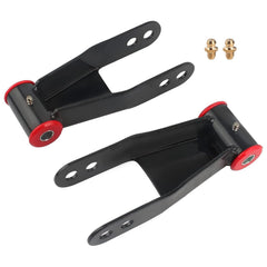 Gdydi 2inch rear drop shackle kit side view shows durable steel construction for longevity