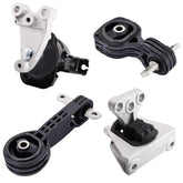 Gdydi engine motor and trans mount set, front view, enhancing Civic durability.