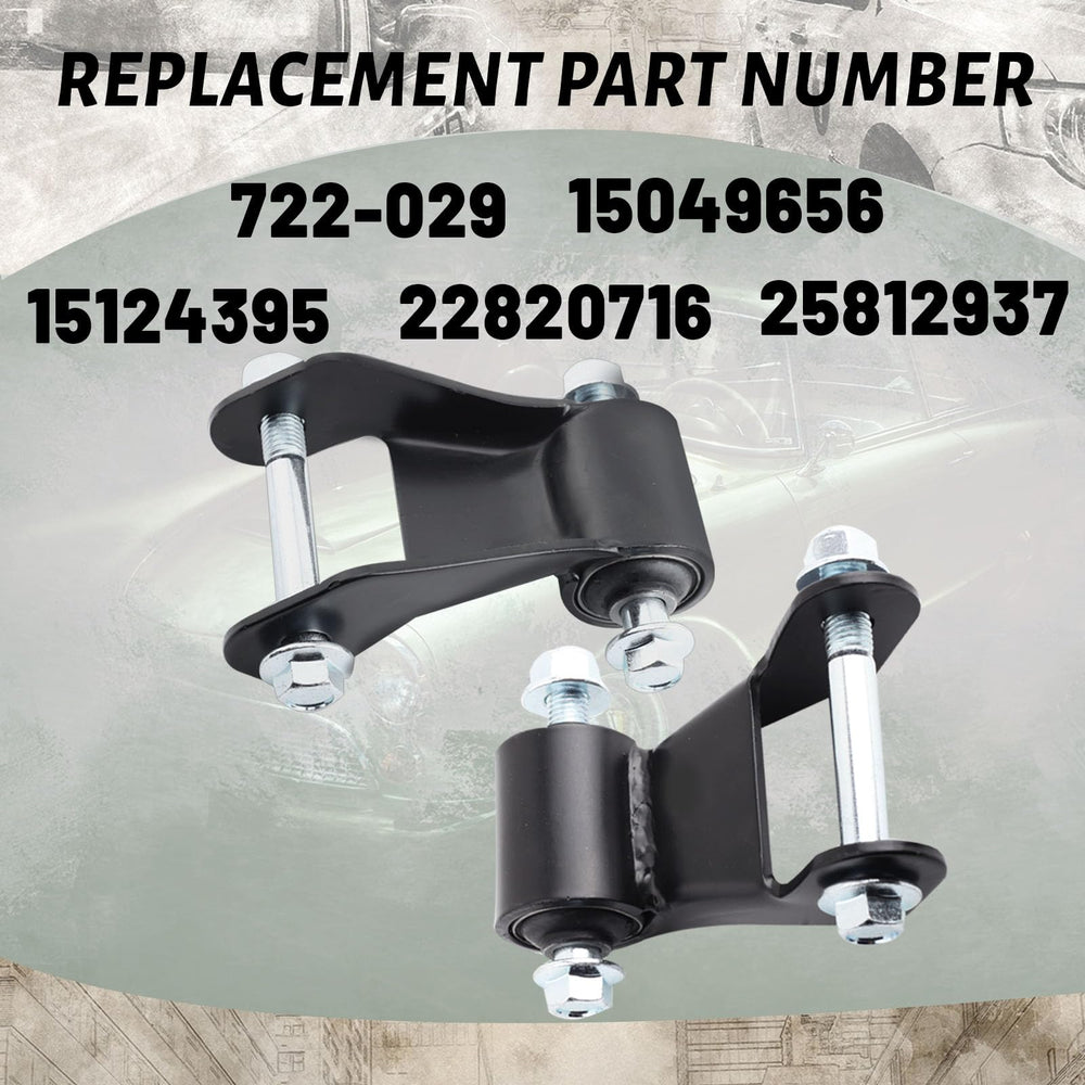 Gdydi rear leaf spring shackle kit rust-resistant coating for long-lasting performance