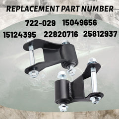 Gdydi rear leaf spring shackle kit rust-resistant coating for long-lasting performance