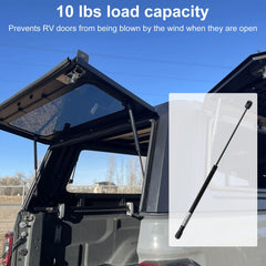 GEAIN trailer door gas lift helps prevent sudden drops on open doors