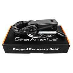 GearAmerica 2x2 hitch installation showing horizontal and vertical mounting options.