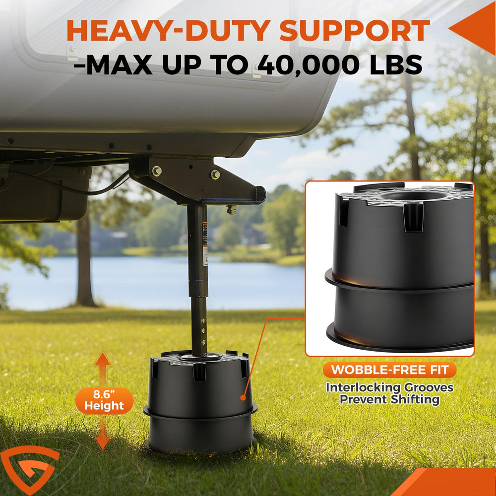 GEARBONE lightweight, portable leveling solution for easy transport and fast setup