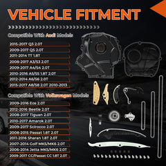 GEARCESS EA888 front timing cover protects timing components during maintenance