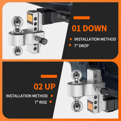 GEARGO stowable hitch design allows storage under the vehicle.