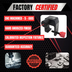 Gearhead Zone Factory-certified accuracy within 1 mm over 1 meter.